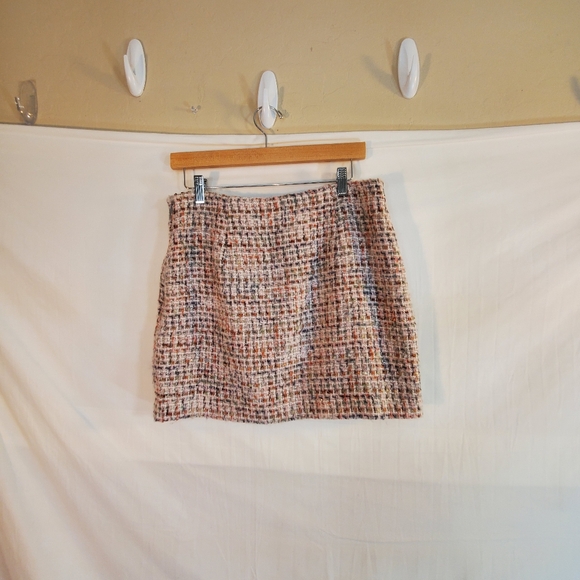 Anine Bing Women's 40 Adalynn Purple Tweed Short Office Mini Skirt New with Tag. - Picture 4 of 8